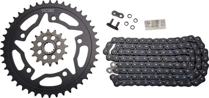 Vortex Chain And Sprocket Kit - Hfrs - Black - Suzuki Gsx-R750/1000 CK6307