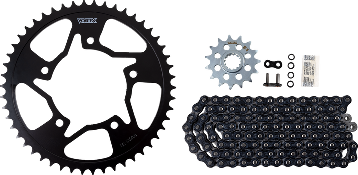 Vortex Chain And Sprocket Kit - Hfrs - Black - Yamaha Rzf-R6 CK6321