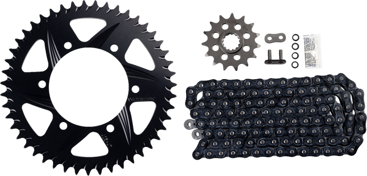 Vortex Chain And Sprocket Kit - Hfra - Black - Yamaha Yzf-R6 CK6311