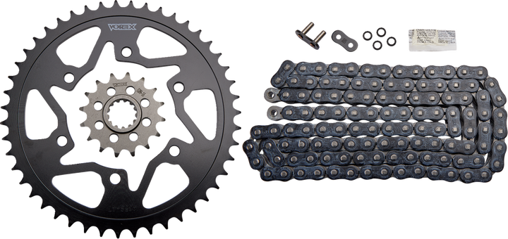 Vortex Chain And Sprocket Kit - Hfrs - Black - Yamaha Yzf-R1 CK6362