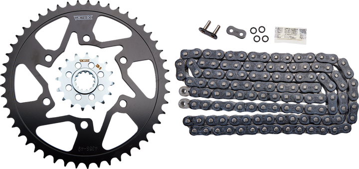 Vortex Chain And Sprocket Kit - Hfrs - Black - Yamaha Yzf-R1 CK6364