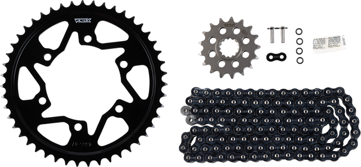 Vortex Chain And Sprocket Kit - Wss - Black - Yamaha Yzf-R1 CK6153