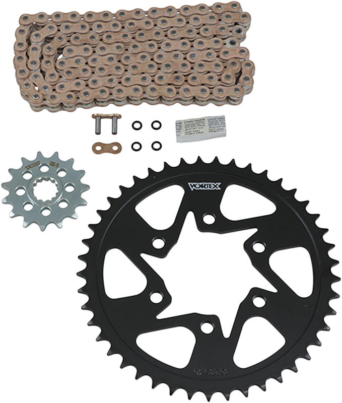 Vortex Chain And Sprocket Kit - Hfrs - Gold - Kawasaki Zx-6R CKG6349
