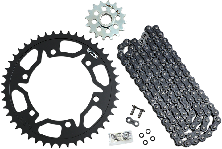 Vortex Chain And Sprocket Kit - Wss - Black - Yamaha Fz6R CK6440