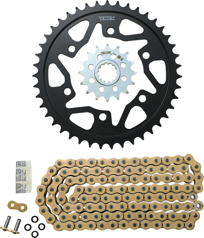 Vortex Chain And Sprocket Kit - Wss - Gold - Yamaha Fz/Mt-10 CKG6470