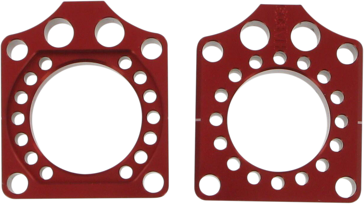 Pro Circuit Axle Blocks - Red - Honda HAB09