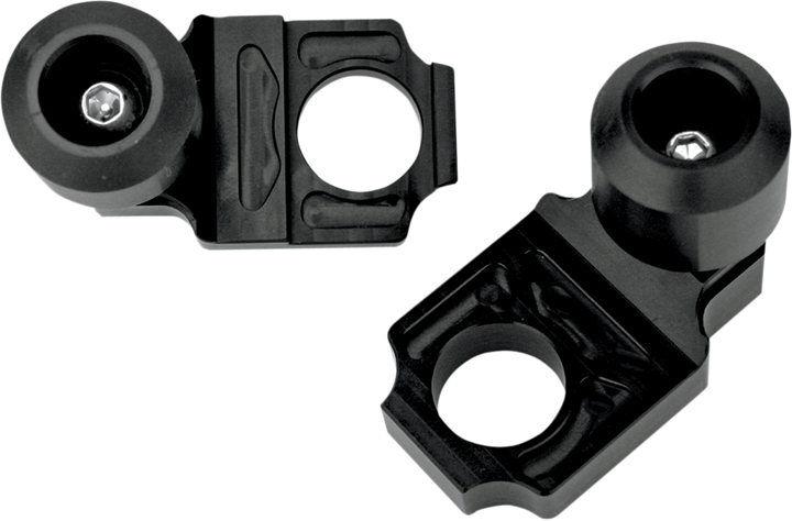 Driven Racing Axle Block Sliders - Aprilia - Black DRAX-109-BK