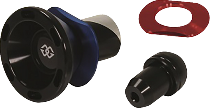 Gilles Tooling Rear Axle Protector - Black/Red - Bmw GTA-R-BM01