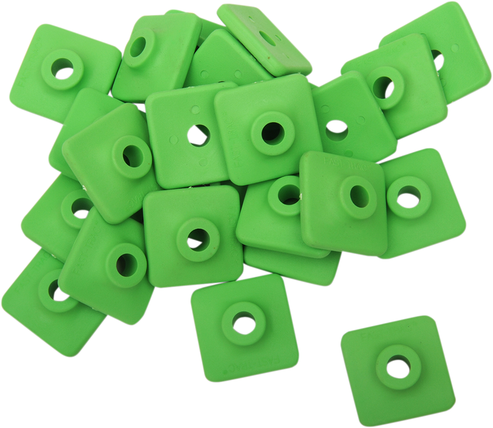 Fast-Trac Extra Large Backer Plates - Green - Square - 96 Pack 702G-96