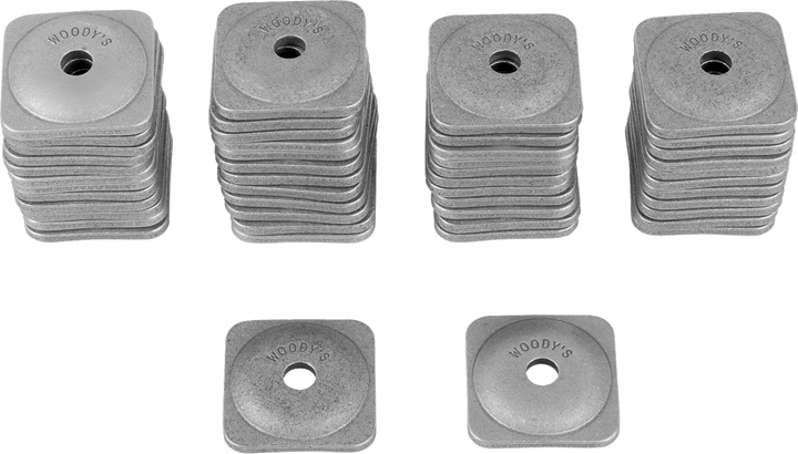 Woody'S Support Plates - Grand Digger - Natural - Square - 48 Pack ASG-3775-48