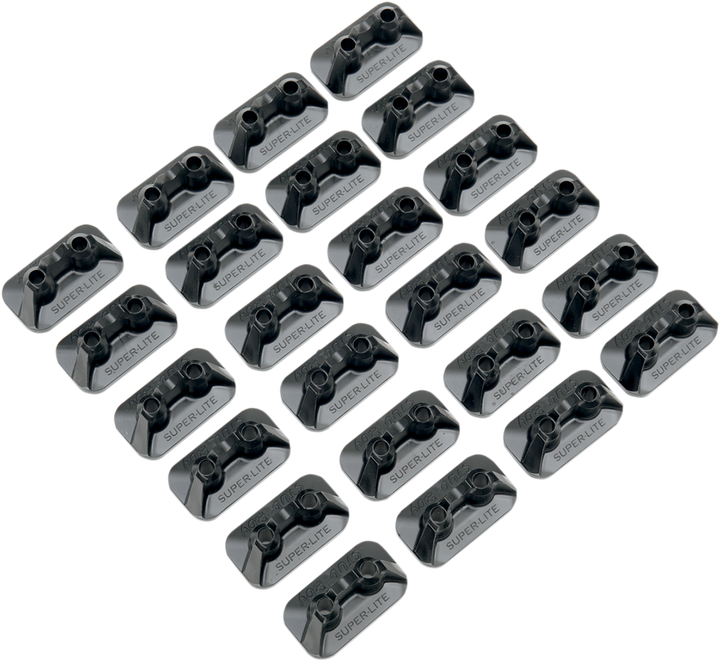 Stud Boy Double Backer Plates - Black - For 2-Ply - 24 Pack 2512-P1-BLK