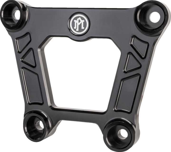 Pm Off-Road Radius Rod Plate - Rzr Turbo S - Black Anodized 0222-0012-B