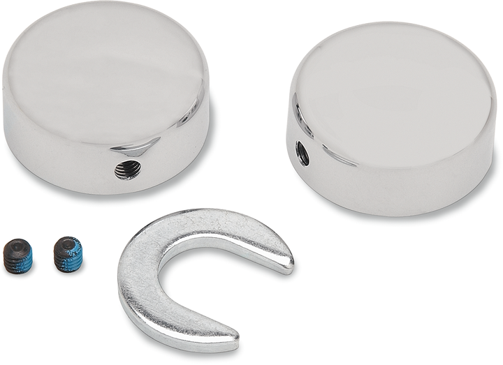 Drag Specialties Swingarm Pivot Bolt Cover - Chrome - '00-'07 Softail 1303-0026