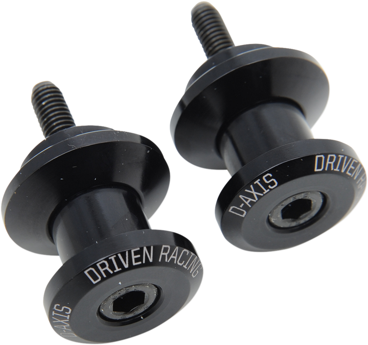 Driven Racing D-Axis Spools - 6 Mm - Black DXS-6 BK