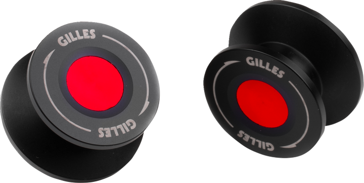 Gilles Tooling Swingarm Spool - Red PSA2-M6-R