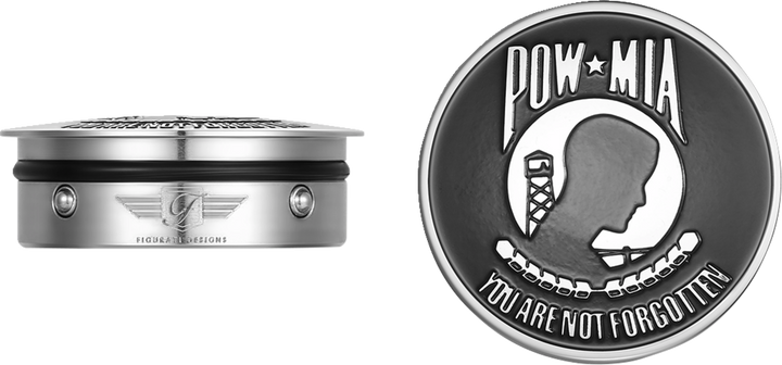 Figurati Designs Swing Arm Covers - Pow Mia - Custom FD50-POW-SS