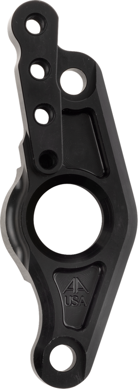 Alloy Art Swingarm Pivot Block - Rear - Black Anodized M8PB-2