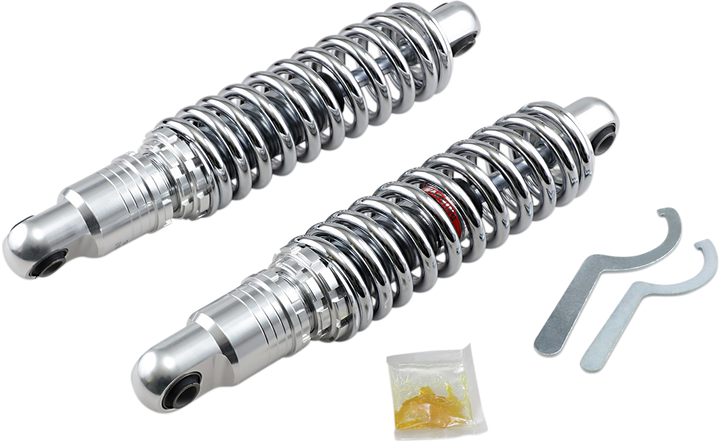 Drag Specialties Shocks Premium Ride-Height Adjustable Shocks - 13" - Heavy Duty - Chrome 1310-1667