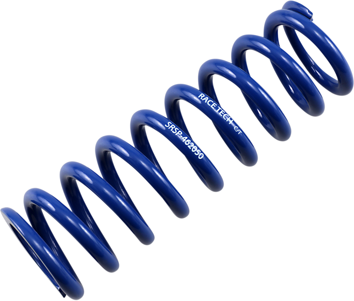 Race Tech Shock Spring - Rear - Blue - Sport Series - Spring Rate 280 Lb/In SRSP 462050