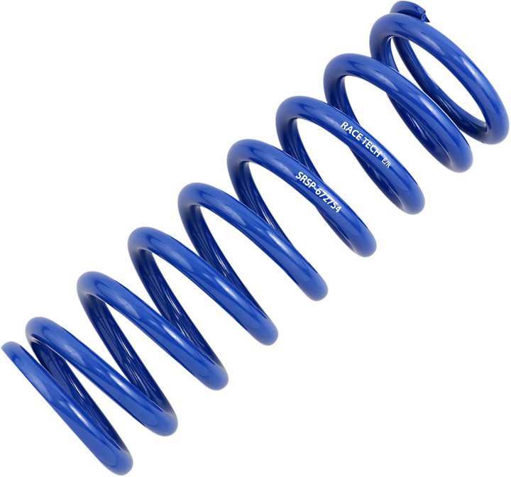 Race Tech Shock Spring - Rear - Blue - Sport Series - Spring Rate 300 Lb/In SRSP 462054