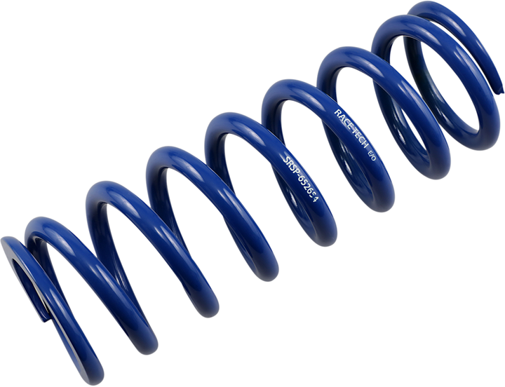 Race Tech Shock Spring - Rear - Blue - Race Series - Spring Rate 300 Lb/In SRSP 652654
