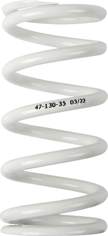 Moose Offroad Shock Spring - 47 Mm Od - 35 N/Mm - White 1312-0943