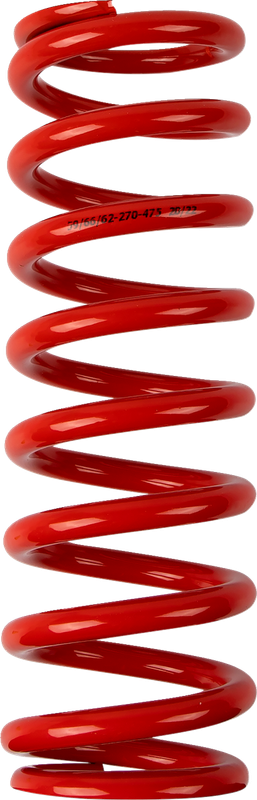 Moose Offroad Shock Spring - 59/62 Mm Od - 47.5 N/Mm - Red 1312-0964