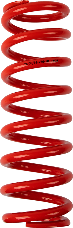 Moose Offroad Shock Spring - 59/62 Mm Od - 50 N/Mm - Red 1312-0965