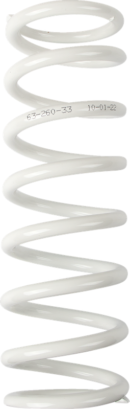 Moose Offroad Shock Spring - 63 Mm Od - 33 N/Mm - White 1312-0975