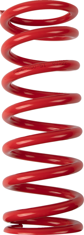 Moose Offroad Shock Spring - 64/66 Mm Od - 51 N/Mm - Red 1312-0990