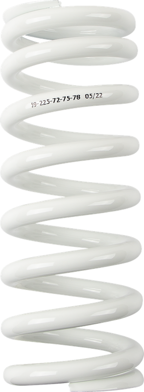 Moose Offroad Shock Spring - 59 Mm Od - 72/75/78 N/Mm - White 1312-1020