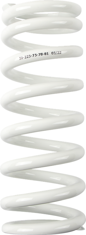 Moose Offroad Shock Spring - 59 Mm Od - 75/78/81 N/Mm - White 1312-1022