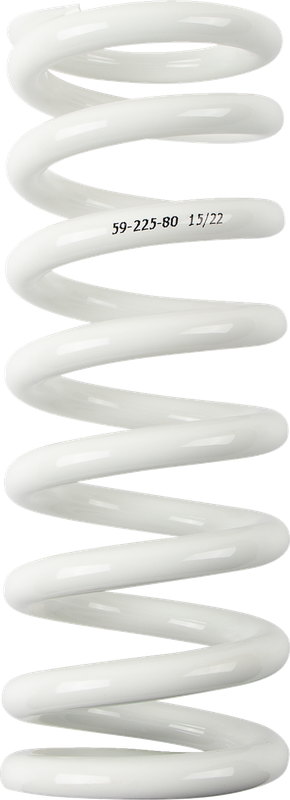 Moose Offroad Shock Spring - 59 Mm Od - 80 N/Mm - White 1312-1024
