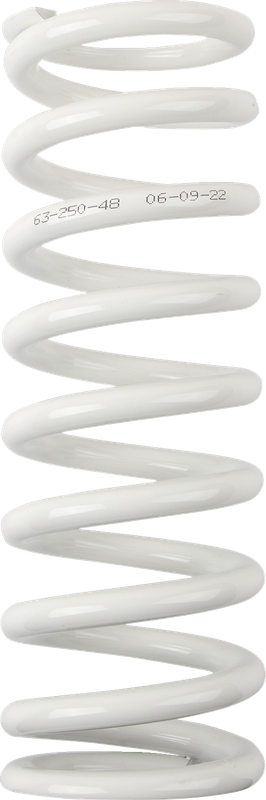Moose Offroad Shock Spring - 63 Mm Od - 48 N/Mm - White 1312-1033