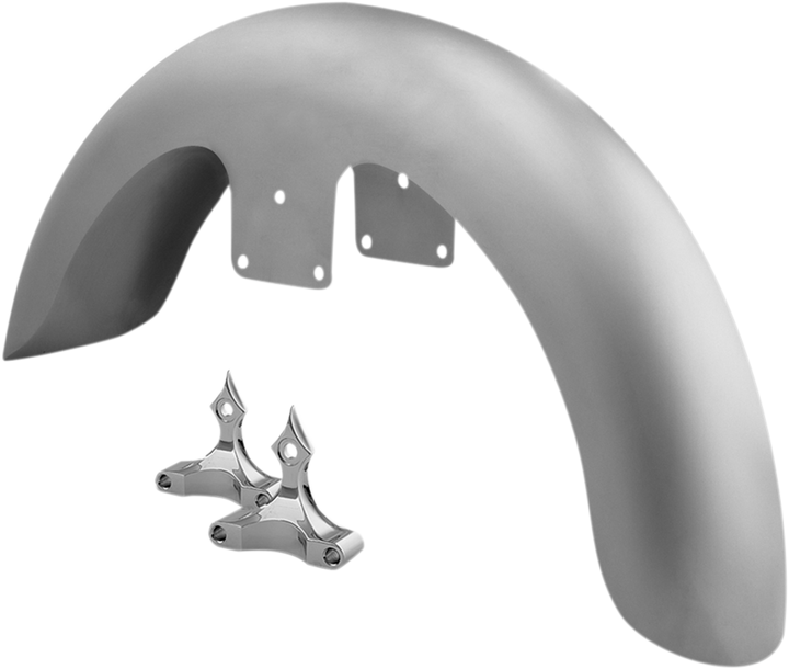 Rc Components Phantom Front Fender Kit With Chrome Adapters - For 23" Wheel FNDRKT14-23RC