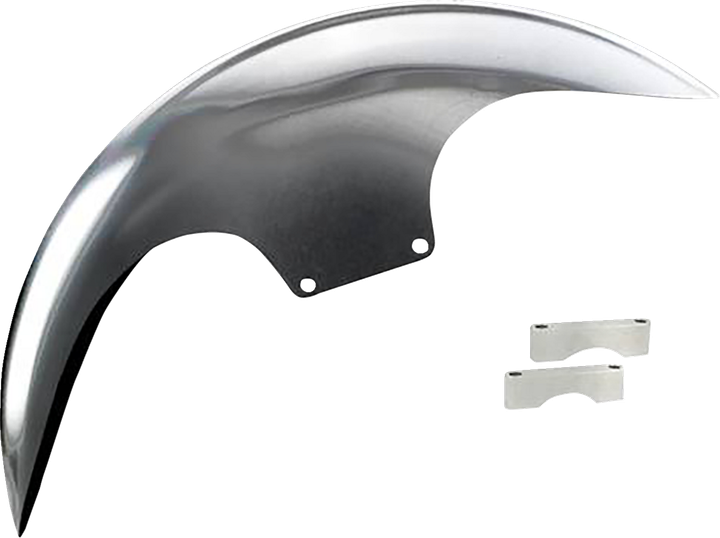 Paul Yaffe Bagger Nation Cafe Front Fender - 21" - Satin Spacers PYO:CAFE-21-13E-S
