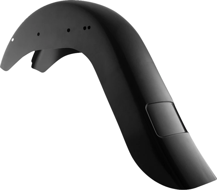 Klock Werks Benchmark Rear Fender - Vicla - Frenched - 9" Extended Rear - Black KWF-02-0311