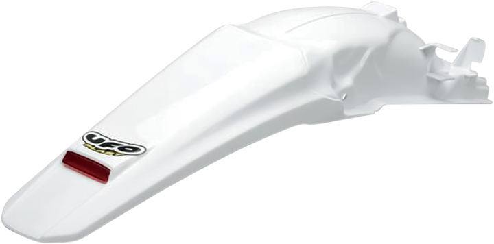 Ufo Enduro Rear Fender - With Led Light - White HO03646-041
