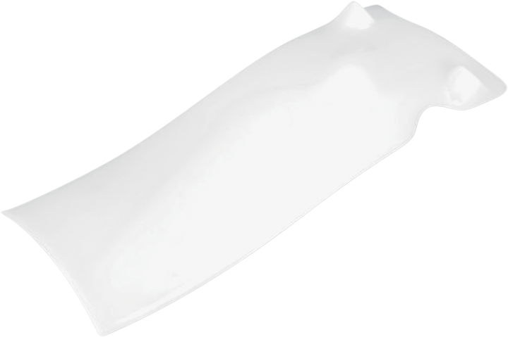 Ufo Rear Mud Plate - White - Crf250R HO04608-280