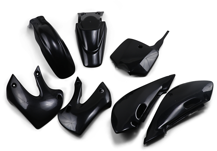 Ufo Replacement Body Kit - Black - Kawasaki - Klx '02-'09 KA37002001