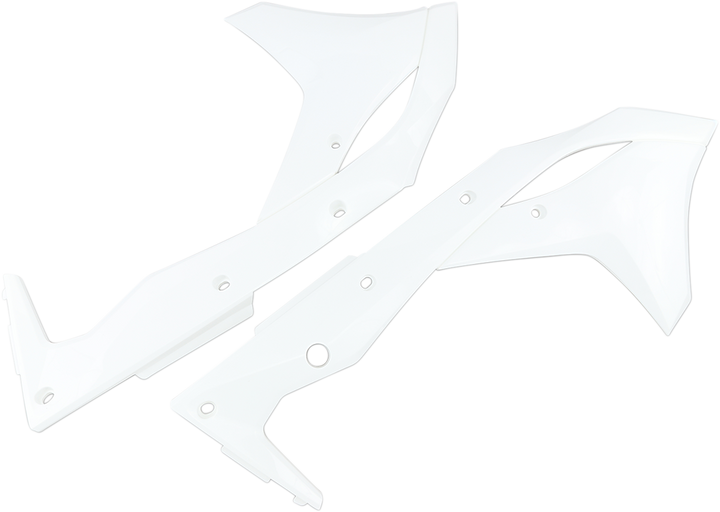 Ufo Radiator Covers - White KA04747-047