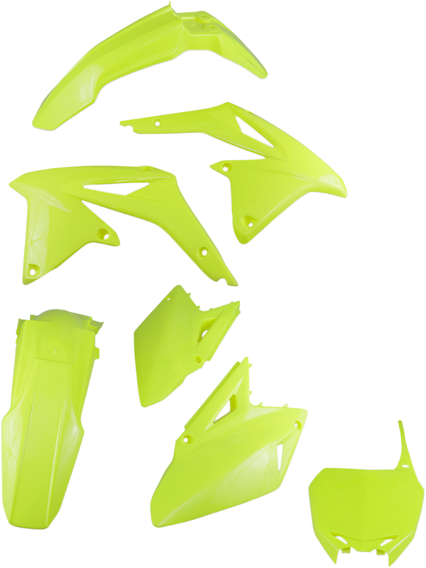 Ufo Replacement Body Kit - Fluorescent Yellow - Suzuki - Rmz '08-'17 SUKIT417DFLU