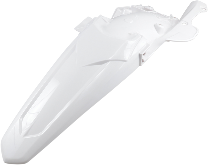 Cycra Powerflow Rear Fender - White - Yamaha - Yz '18-'24 1CYC-1515-42