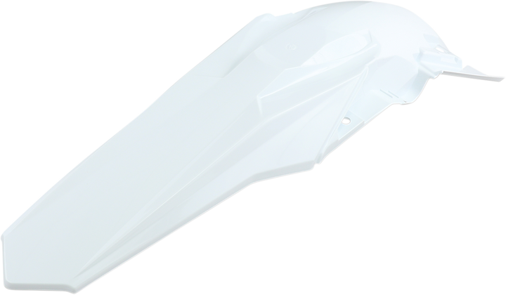 Ufo Mx Rear Fender - White - Suzuki - Rmz '18-'26 SU04940-041