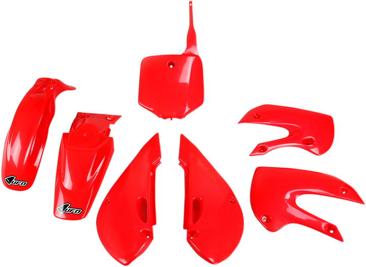 Ufo Replacement Body Kit - Red - Kawasaki - Klx '02-'09 KA37002-070