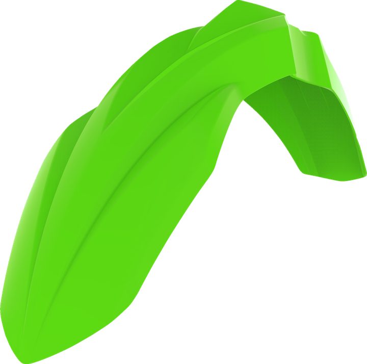 Polisport Front Fender - Lime Green - Kawasaki - Kx '16 -'25 8574500006