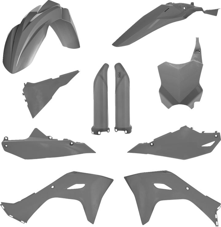 Acerbis Full Body Kit - Gray - Kawasaki - Kx '24-'25 2983570011