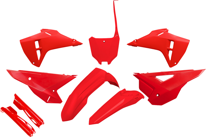 Ufo Restyle Body Kit - Red - Honda - Crf '21-'24 HOKIT128F@070