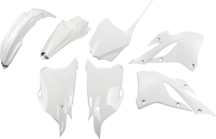 Ufo Replacement Body Kit - White - Kawasaki - Kx KAKIT229@047