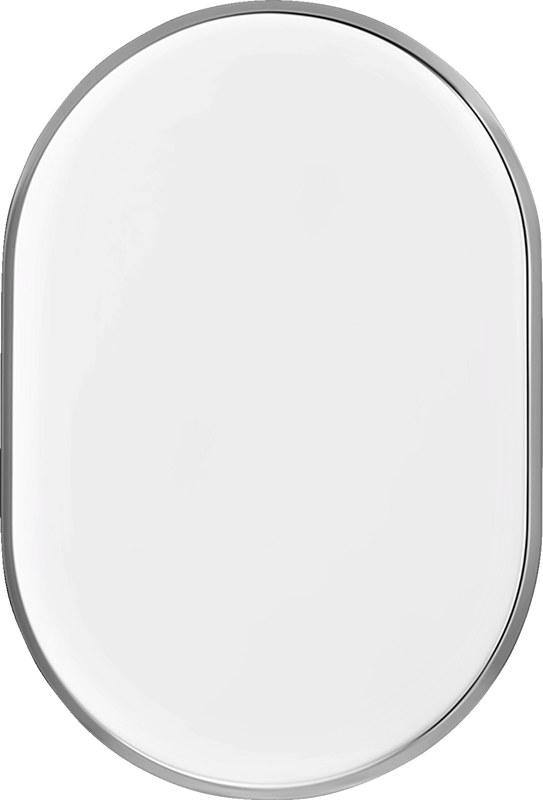 Figurati Designs Antenna Cover - Right Rear Fender - Smooth - Chrome FD60-AC-SS-RT